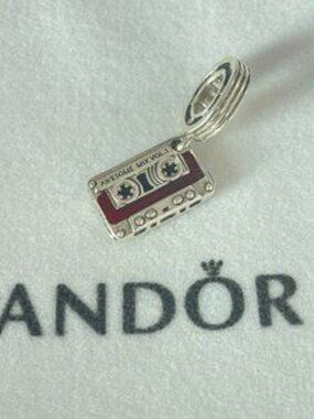 Pandora Marvel Guardians of the Galaxy Cassette Tape Dangle Charm